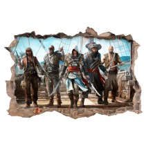 Vinilo agujero 3d videojuego assassin's creed