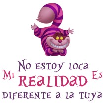 Vinilos y pegatinas frase alicia en el país de las maravillas
