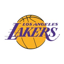 Vinilos y pegatinas logo los angeles lakers basketball