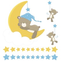 Vinilos y pegatinas infantiles o de bebé osos dulces sueños