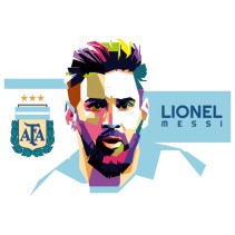 Vinilos y pegatinas lionel messi fútbol final mundial qatar