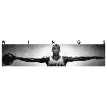 Vinilos y pegatinas michael jordan wings