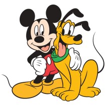 Vinilos infantiles disney mickey y pluto