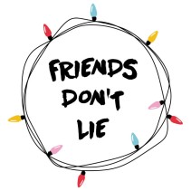 Vinilos adhesivos stranger things friends don't lie