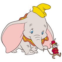 Vinilos decorativos y pegatinas disney dumbo