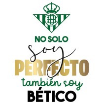 Vinilos decorativos o pegatinas frase real betis balompié