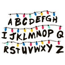 Vinilos y pegatinas abecedario stranger things