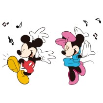 Vinilos infantiles mickey y minnie mouse