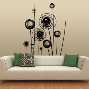 Decorar paredes flores picasso Decorar paredes flores picasso