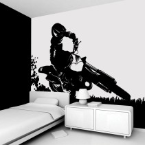 Decorar paredes motocross