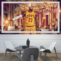 Póster ó fotomural vinilo lebron james