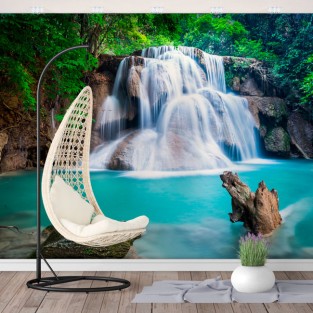 Fotomurales cascada huay mae kamin tailandia