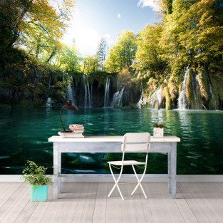 Fotomurales cascadas lagos de plitvice Fotomurales cascadas lagos de plitvice