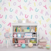 Fotomurales de vinilos adhesivos letras abecedario