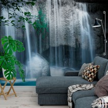 Papel pintado o fotomurales cascadas erawan tailandia
