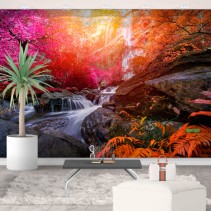 Fotomurales de vinilos cascadas khlong lan tailandia