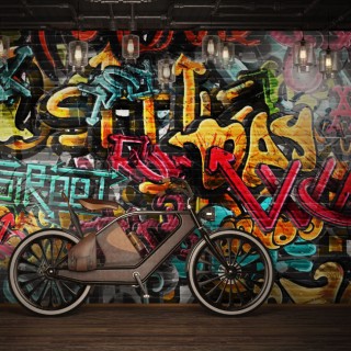 Fotomurales de vinilos grafiti urbano