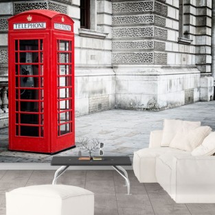 Fotomurales papel pintado inglaterra cabina telefónica londres