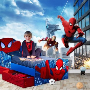 Fotomurales ironman y spiderman marvel