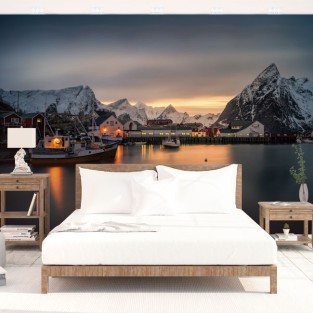 Fotomurales o papel pintado islas lofoten noruega