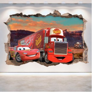 Pegatina 3d disney cars 2 Pegatina 3d disney cars 2
