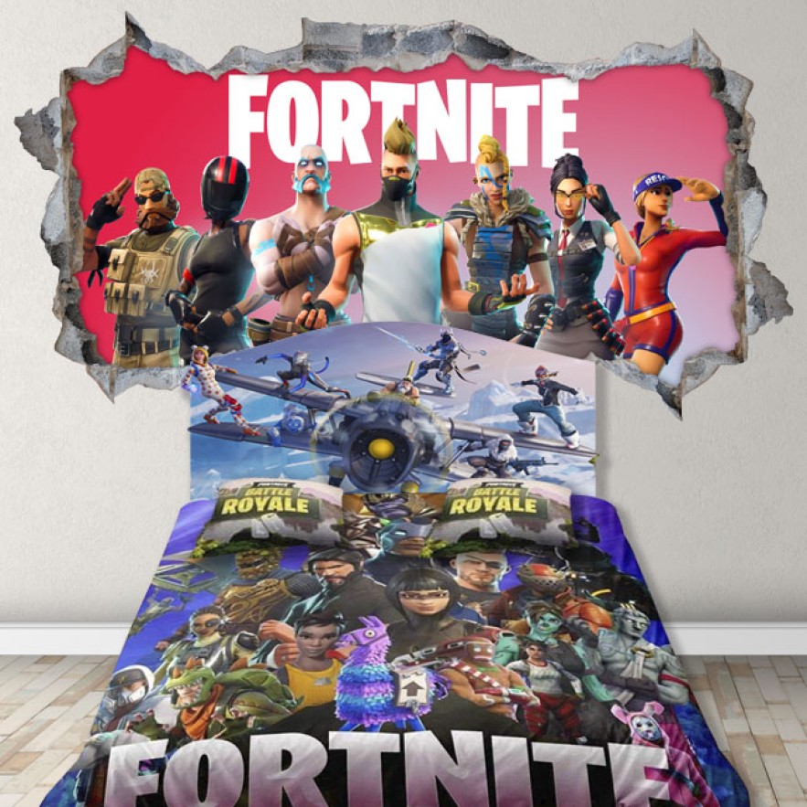 Pegatinas 3d videojuego fortnite