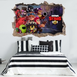 Pegatinas de vinilos agujero 3d brawl stars Pegatinas de vinilos agujero 3d brawl stars