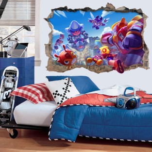 Pegatinas de vinilos agujero 3d videojuego brawl stars Pegatinas de vinilos agujero 3d videojuego brawl stars