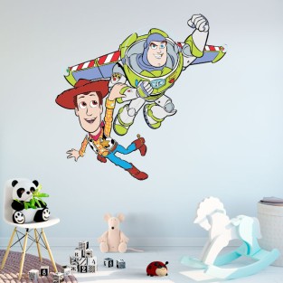 Pegatinas disney toy story buzz lightyear y woody Pegatinas disney toy story buzz lightyear y woody