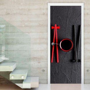 Pegatinas para puertas chopsticks Pegatinas para puertas chopsticks