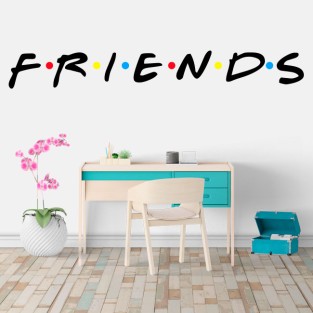 Pegatinas y vinilos netflix logo serie friends Pegatinas y vinilos netflix logo serie friends