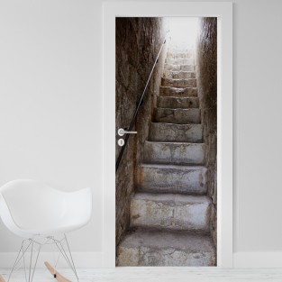 Vinilo para puerta escaleras Vinilo para puerta escaleras