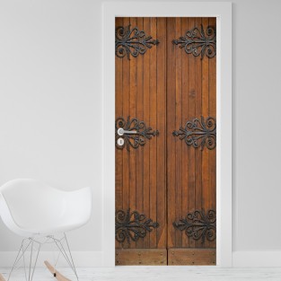 Vinilo para puerta puerta antigua