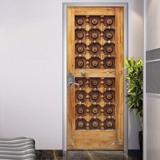 Vinilo para puerta puerta antigua 2