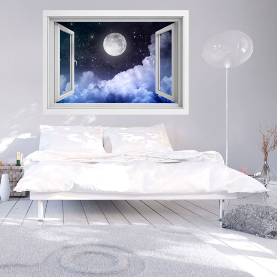 Ventanas 3d luna llena