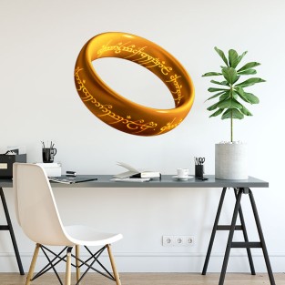 Vinilo adhesivo anillo señor de los anillos