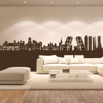 Vinilo decorativo adhesivo skyline madrid