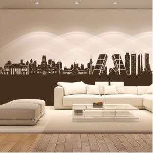 Vinilo decorativo adhesivo skyline madrid Vinilo decorativo adhesivo skyline madrid