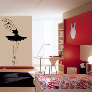 Vinilo decorativo bailarina