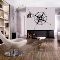 Vinilo decorativo brújula