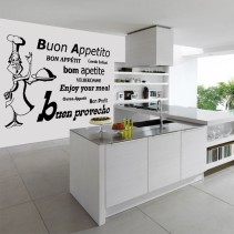 Vinilo decorativo buen provecho