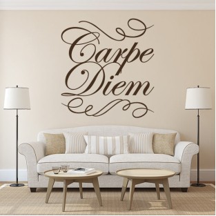 Vinilo decorativo carpe diem