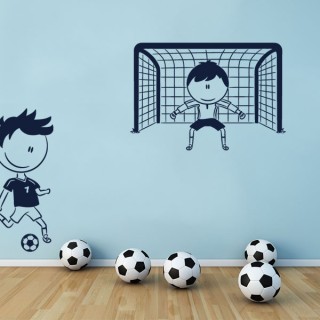 Vinilo decorativo fútbol infantil