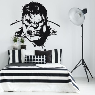 Vinilo decorativo marvel silueta de hulk Vinilo decorativo marvel silueta de hulk