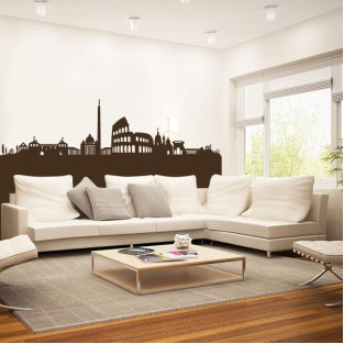 Vinilo decorativo skyline roma Vinilo decorativo skyline roma