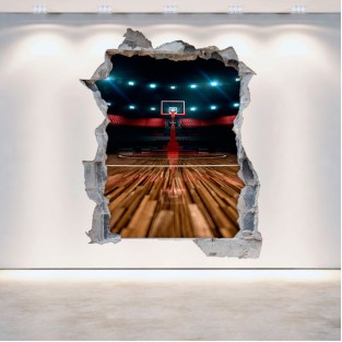 Vinilos 3d cancha de basketball Vinilos 3d cancha de basketball