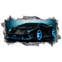 Vinilos 3d lamborghini tron supercoche