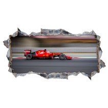 Vinilos 3d coches fórmula 1 ferrari