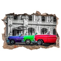 Vinilos 3d coches clásicos en cuba
