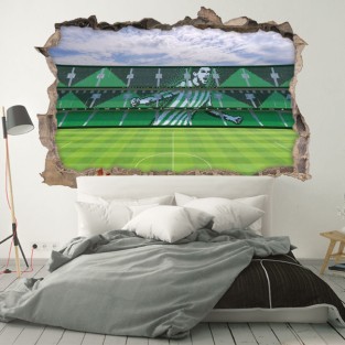 Vinilos 3d estadio de fútbol benito villamarín real betis balompié